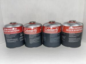 4 Lot Coleman 440G Isobutane Fuel Butane Propane Mix Large Can FREE SHIPPING