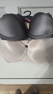Vince Camuto Lightly Lined Underwire Lined T-Shirt Bra Lot,Size 36C. Lot of 2