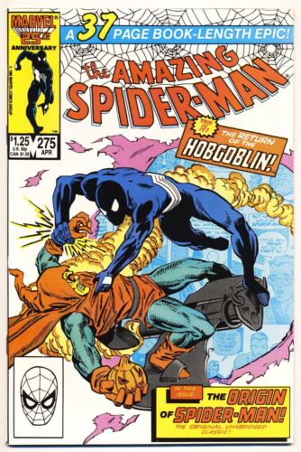 AMAZING SPIDER-MAN #275 F, Giant Hobgoblin Direct Marvel Comics 1986 Stock Image