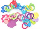 Lot Of Baby Toy Links Girl Pink Linking Link Colorful Toys Bright Stars Keys Bug