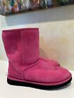 Ugg Pink Classic Short Boots Size 7 Excellent Used Condition 48