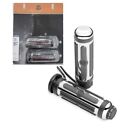 HARLEY DAVIDSON CHROME AND RUBBER SMALL HEATED HANG GRIPS 56100267