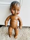 Vintage 1974 Horsman 12” Baby Doll Drink  Wet Plastic Doll With Molded Hair