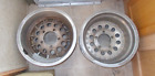 2  15X10 aluminum vintage wheels wheel 5x5.5 5x139.7   108mm 4.25 bub bore hole