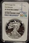 2019 S PROOF SILVER EAGLE NGC PF70 ULTRA CAMEO - First Release