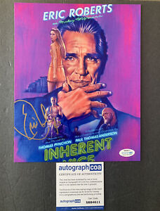 ERIC ROBERTS Signed Autographed 8X10 Photo Inherent Vice ACOA