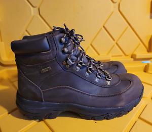 Brazos Dark Brown Steel Toe Work Boots Size 12 ASTM F2413-11