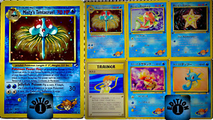 VTG Pokemon TCG. LOT of 6 w/ FIRST EDITION/HOLO/JAPANESE Misty’s Gym Heroes