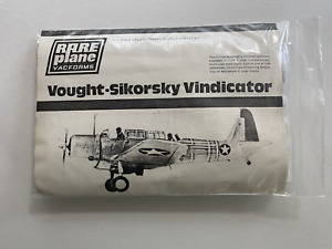 Rare Plane 1/72 Vought-Sikorsky Vindicator VacuForm Model Aircraft Kit