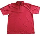 Black Clover Mens Short Sleeve Golf Polo Shirt Red Size XL Live Lucky