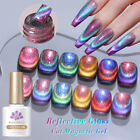 BORN PRETTY 10ml Double Light Reflective Cat Magnetic Gel Nail Polish Rainbow
