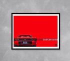 Ferrari Testarossa Print - Wall Artwork Auto gift Decor poster Art supercar