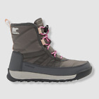 $80 Sorel Unisex Kids' Gray Whitney II Waterproof Insulated Boot Shoes Size 3