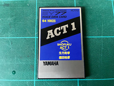 Yamaha SY77 VOICE DATA CARD SHOFUKU ACT1 VC7701 FREE SHIPPING!!