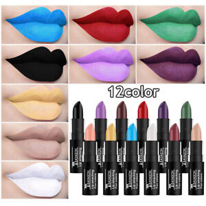 12 Color Lipstick Waterproof Lasting Red Lipstick Matte Nude Lipstick Makeup