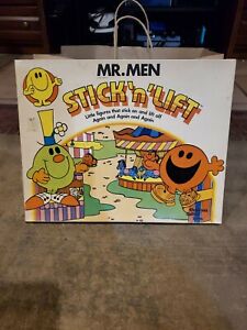 Mr. Men Stick N Lift Playset Vintage 1980 Thomas Salter Toys