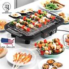Electric In /outdoor Grill Portable Smokeless Non Stick Cooking BBQ Griddle