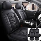 For Honda Quilted Leather Car Seat Covers 5-Seats Front Rear Full Set Protectors (For: More than one vehicle)