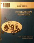 Ford 70 75 Lawn Tractor & Snow Dirt Dozer Push Plow Implement Owners (2 Manual s