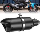 Upgrade 51mm Motorcycle Exhaust Pipe Tip Slip-on Muffler Pipe Universal For Grom (For: Triumph Thruxton)