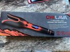 CHI Lava Spin N Curl Professional Curling Iron - Black/Red