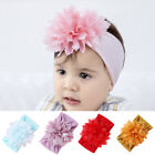 Baby Girls Hair Band Headband Flower Soft Elastic Headwear for Toddler Newborn N