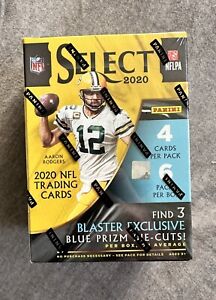 Panini Select 2020 NFL Blaster Box - Blue Prizm Die-Cuts (24 Cards)