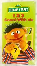 Sesame Street 1 2 3 Count With Me (VHS, 1997) Muppets CTW Jim Henson NEW RARE