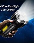 Led High Light Power Side Torch Camping Cob Flashlights Lamp Beads And Re Flash