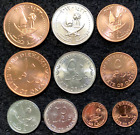 Qatar 5 Coins Set  1 ,5 , 10, 5, & 50 dirhams UNC World Coins