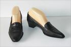 CAREL Court Shoes Sharp/Pointed all Leather Black Lined T 35.5 Top Condition