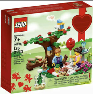 NEW LEGO 40236 Seasonal Romantic Valentine Picnic Factory Sealed FUN!