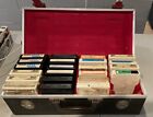 22 VTG 8 Track Tape Lot PRERECORDED Sold As Blank UNTESTED w/ Hard Carry Case