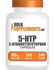 BulkSupplements 5-HTP 240 Capsules - 100 mg Per Serving