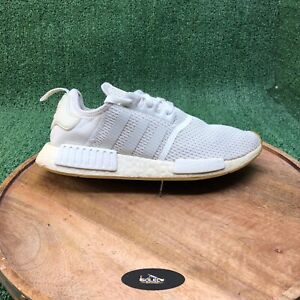 Adidas Mens NMD R1 D96635 White Gum Athletic Running Shoes Sneakers Size 10.5
