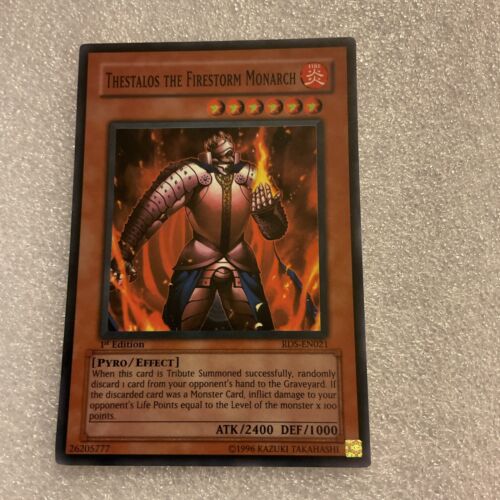 Yugioh RDS -en021  Thestalos The Firestorm Monarch Never Played With