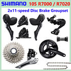 Shimano 105 R7020 Groupset 2x11 Speed R7000 Drivetrain Groupset Road Bike New