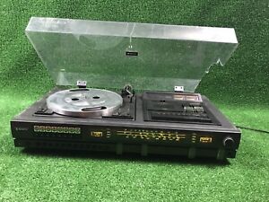 vtg Sanyo GXT 5000 Turntable Cassette Tape Recorder Dolby Ultra Rare As Is wow