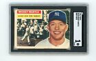 1956 Topps - Gray Back #135 Mickey Mantle SGC 1