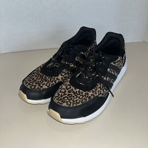 Adidas Women's Retrorun Cheetah Print Shoes Size 8.5 Leopard Animal Print