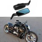 Rectangle Motorcycle Mirrors For Harley Cruiser Bobber Chopper Softail Sportster (For: Harley-Davidson Breakout)