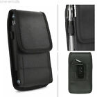 Vertical Cell Phone Holster Pouch Wallet Case With Belt Clip For iPhone Samsung