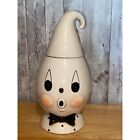 Johanna Parker Halloween Gus Ghost Bowtie Cookie Candy Jar Canister 11.5
