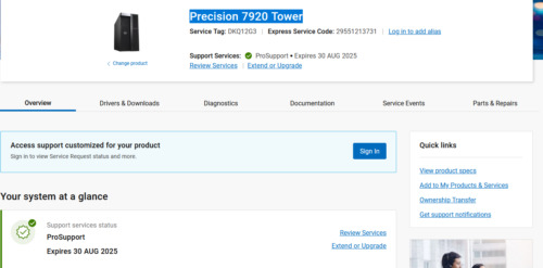 New ListingAwesome Dell Precision 7920 Xeon Bronze 3204 1.9Ghz SSD Quad RTX 4000 Win10 Pro