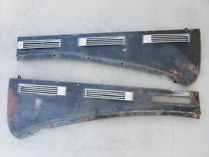 New ListingOriginal 1940 Cadillac Hood Side Pair With Chrome Cooling Grilles OEM 40 Caddy