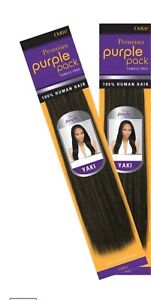 Outre Premium Purple Pack Yaki 100% Human Hair 8