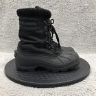 Sorel Womens Boots Black 9 (40EU) Cumberland  Insulated Winter Snow Sherpa Top