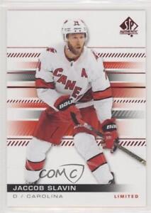 2019-20 SP Authentic Limited Red Jaccob Slavin #80