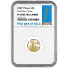 Presale - 2024-W Proof $5 American Gold Eagle 1/10 oz NGC PF70UC FDI First Label