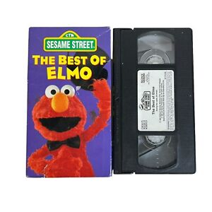 Sesame Street The Best of Elmo VHS Video Tape PBS Kids 30 Minutes Songs and More